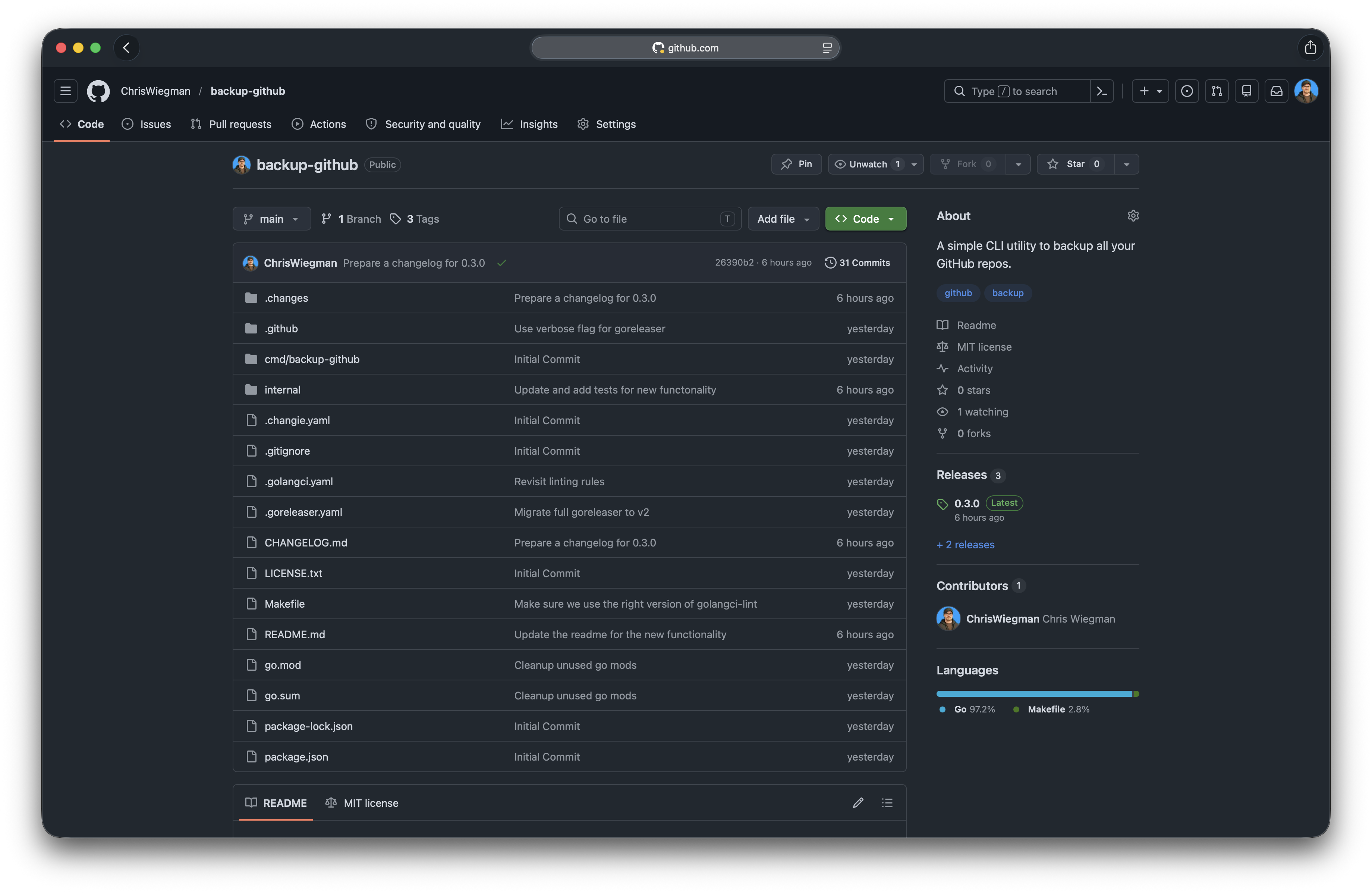 Backing Up All My GitHub Code