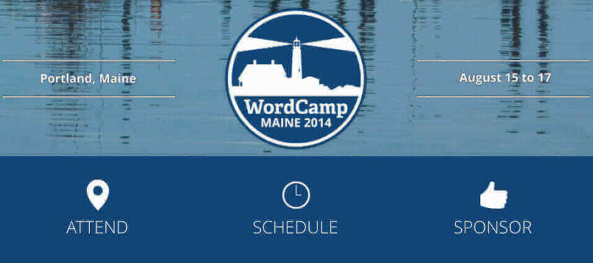 Speaking at WordCamp Maine