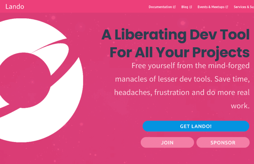 Lando.dev Homepage