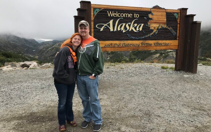 Chris and Joy in Alaska in 2017